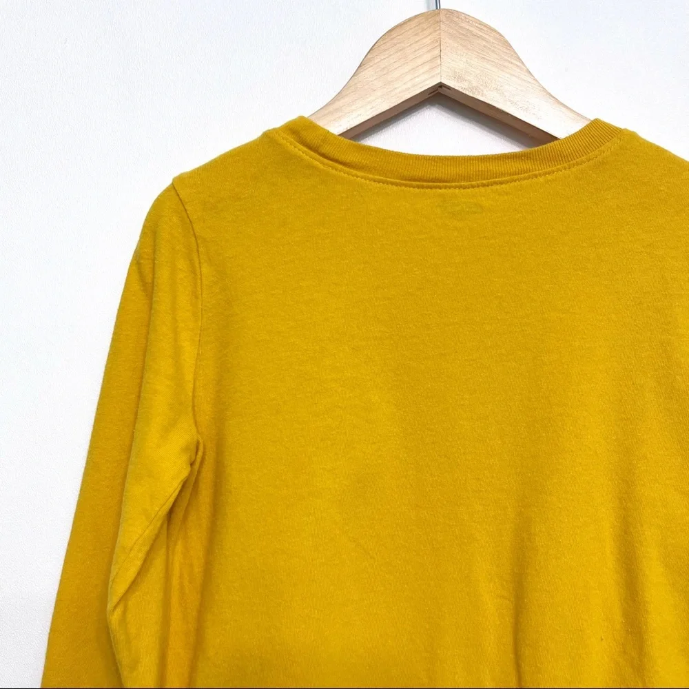 old navy | good at hugs bear long sleeved crewneck tee yellow 5t